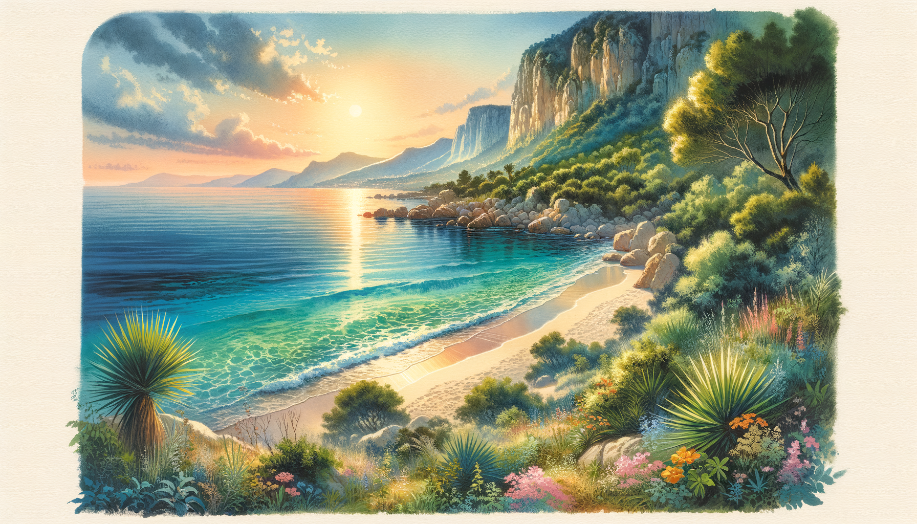 Секретные пляжи Средиземного моря, где мечты о тишине и красоте становятся реальностью