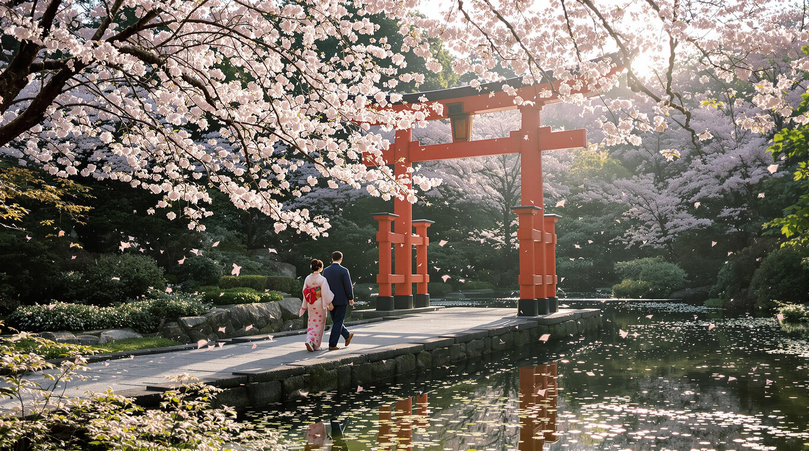 Медовый месяц по-японски: От древних храмов Киото до футуристического Токио