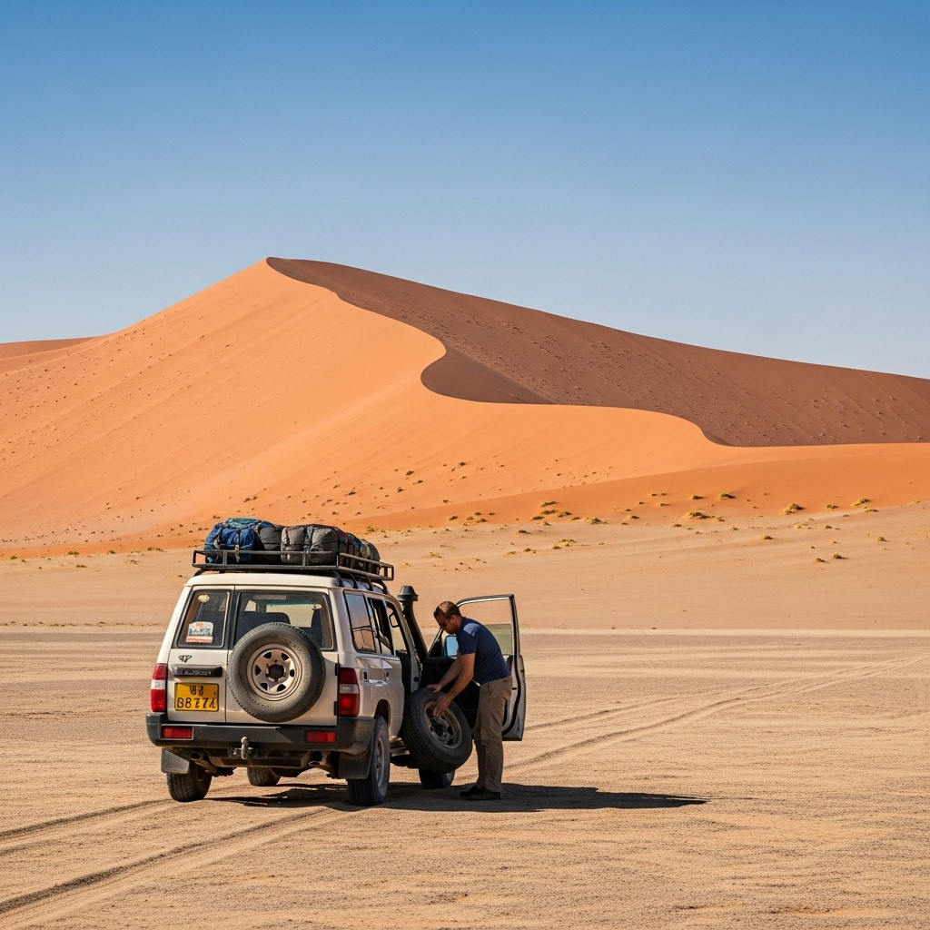 Самостоятельное путешествие по Намибии: как добраться до места, где песчаные дюны обрываются в Атлантический океан