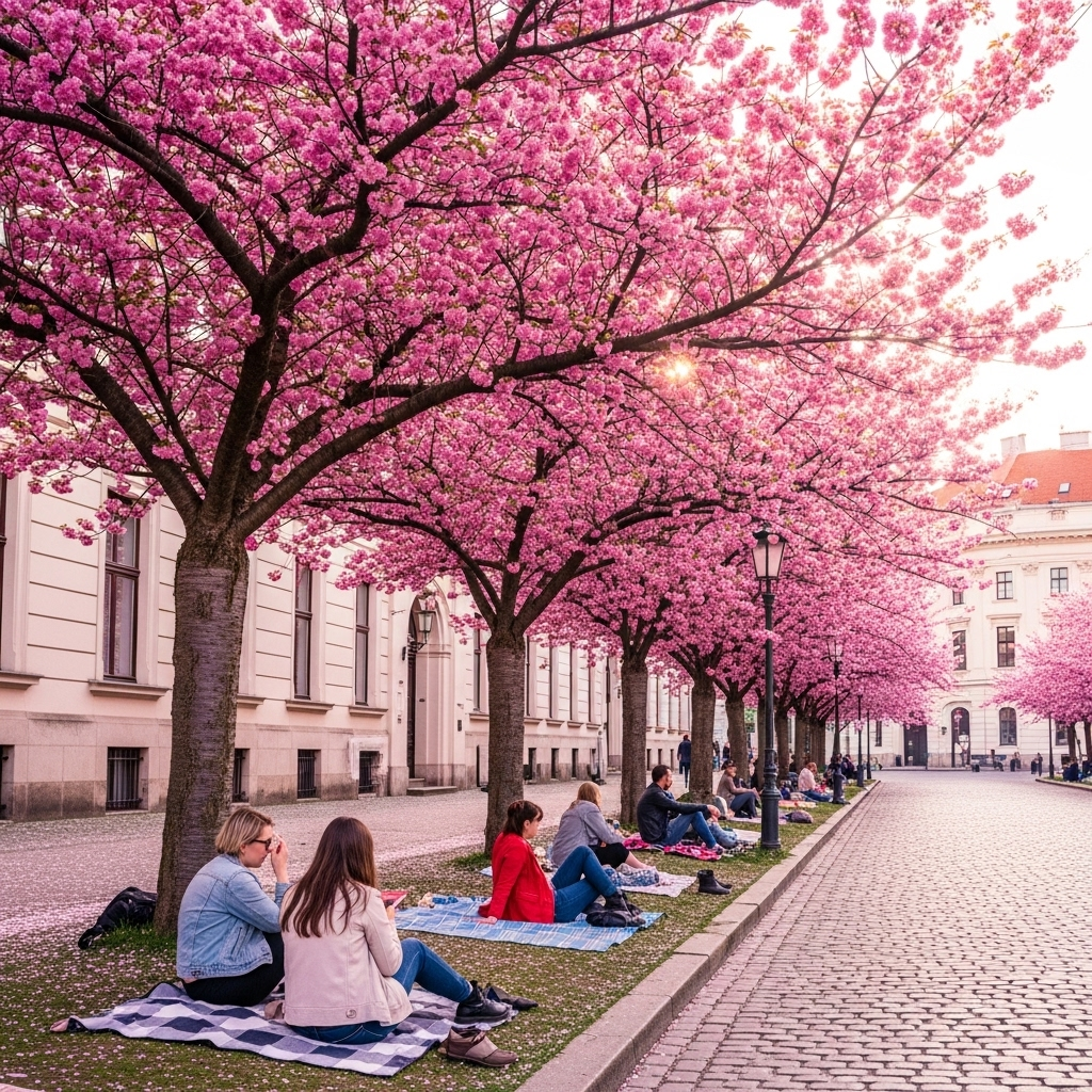 Где искать цветение сакуры за пределами Японии: розовое чудо в неожиданных уголках мира